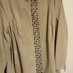 Ladies Suede Jacket Size 3X